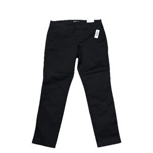 Women's 10 Old Navy Dress Pants Black Pixie High Rise Never Fade